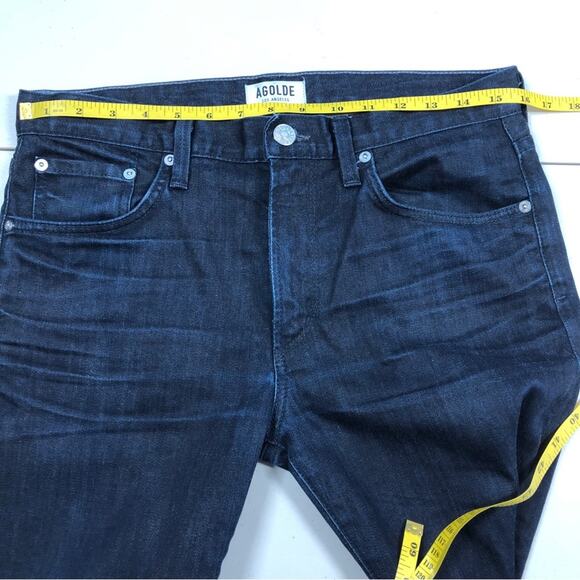 Agolde Anthropologie dark washed premium jeans 31x31 - Picture 6 of 10